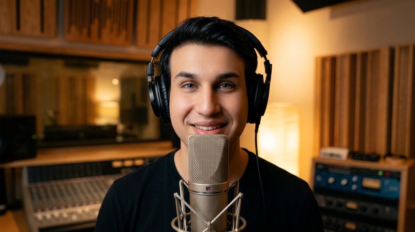 Studio recording take